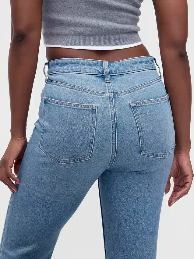 Jeans Curvy a vita alta, slim e dritto in stile anni '90