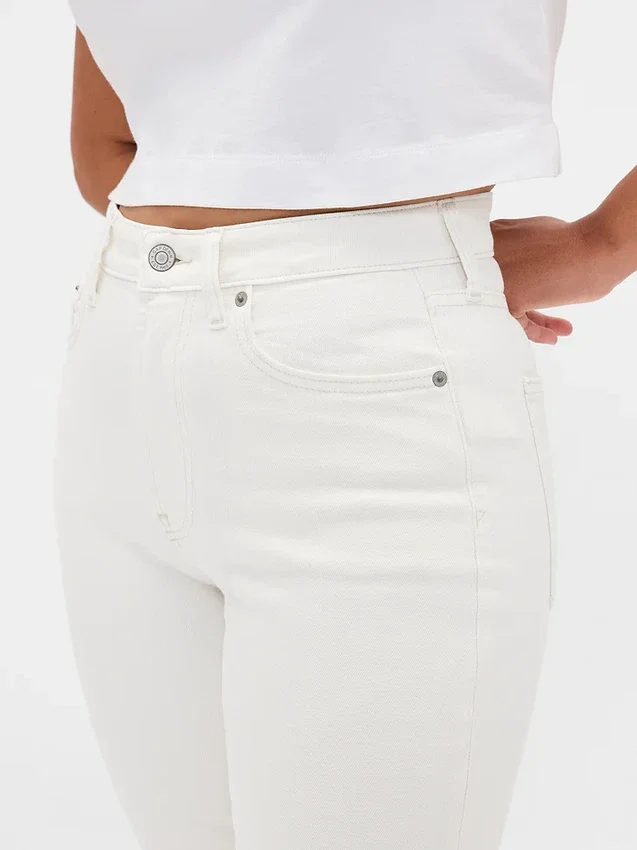Jeans Curvy a vita alta, slim e dritto in stile anni '90