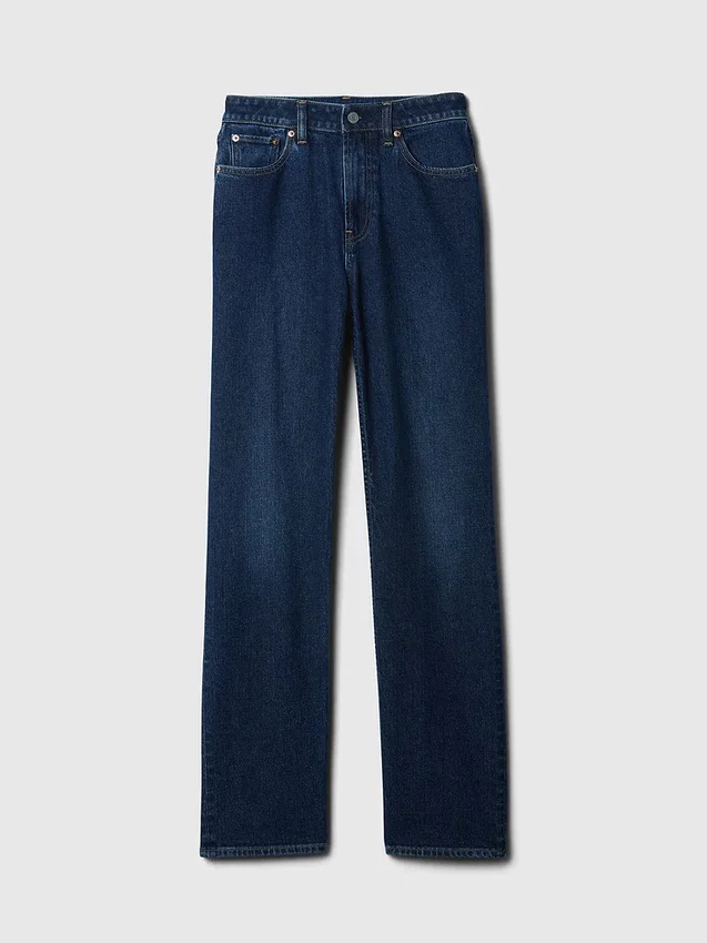 Jeans Curvy a vita alta, slim e dritto in stile anni '90