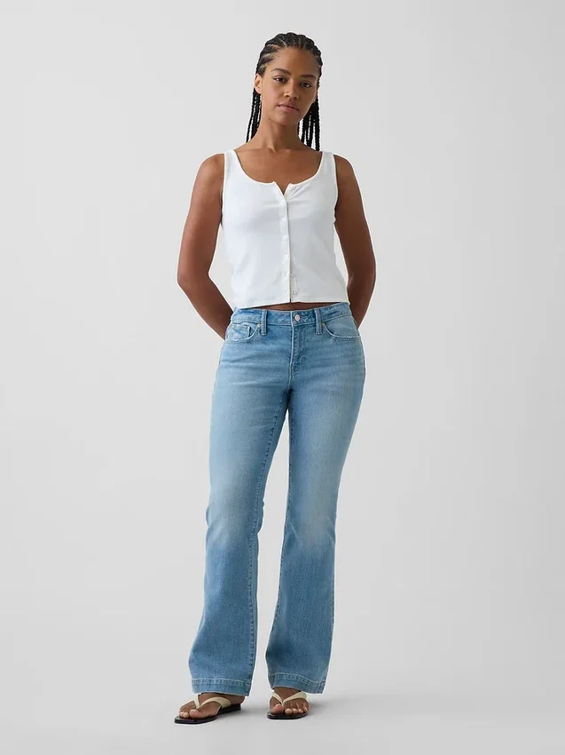 Jeans Curvy a vita bassa, lunghi e slim