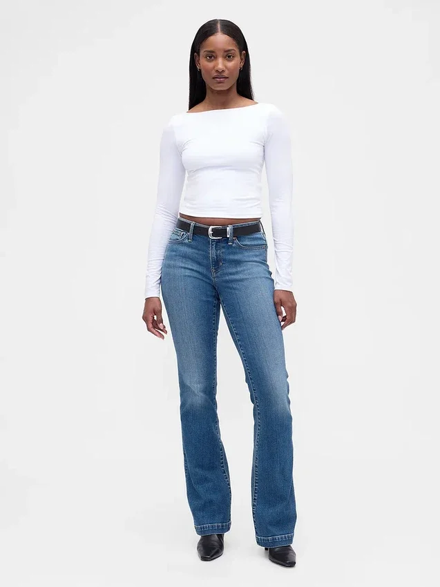 Jeans Curvy a vita bassa, lunghi e slim