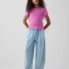 Jeans da bambino a vita alta dal taglio comodo