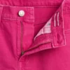 Jeans da bambino a vita alta, gamba larga e lunghezza alla caviglia