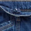 Jeans da bambino a vita alta, gamba larga e lunghezza alla caviglia