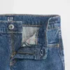 Jeans da bambino a vita bassa, dal taglio dritto e morbido