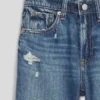 Jeans da bambino a vita bassa, gamba larga