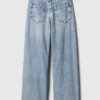 Jeans da bambino a vita bassa, gamba larga