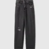 Jeans da bambino a vita bassa, gamba larga