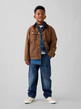Jeans da bambino "Carpenter" in tessuto spazzolato