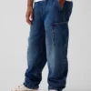 Jeans da bambino "Carpenter" in tessuto spazzolato