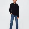 Jeans da bambino dal taglio dritto e morbido