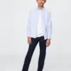 Jeans da bambino dal taglio dritto e morbido