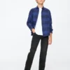 Jeans da bambino dal taglio dritto e morbido