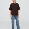Jeans da bambino dal taglio dritto e morbido