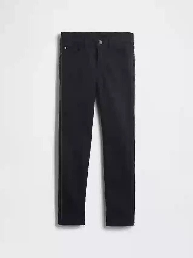 Jeans da bambino dal taglio dritto e morbido