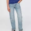 Jeans da bambino dal taglio dritto e morbido