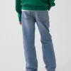 Jeans da bambino dal taglio dritto e morbido