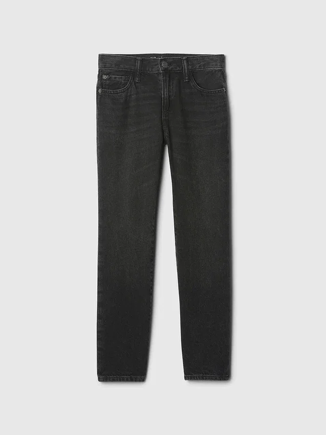 Jeans da bambino dal taglio dritto e morbido