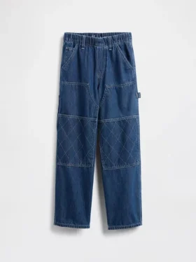 Jeans da bambino larghi stile carpentiere