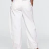 Jeans da carpentiere a vita alta e gamba larga