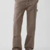 Jeans da carpentiere anni ’90 con doppio rinforzo sulle ginocchia e vestibilità ampia