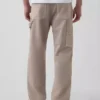 Jeans da carpentiere anni ’90 con doppio rinforzo sulle ginocchia e vestibilità ampia