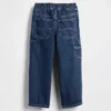 Jeans da carpentiere larghi a vita elastica per neonato & bebè