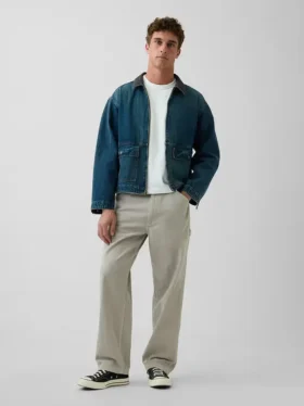 Jeans da carpentiere larghi e morbidissimi
