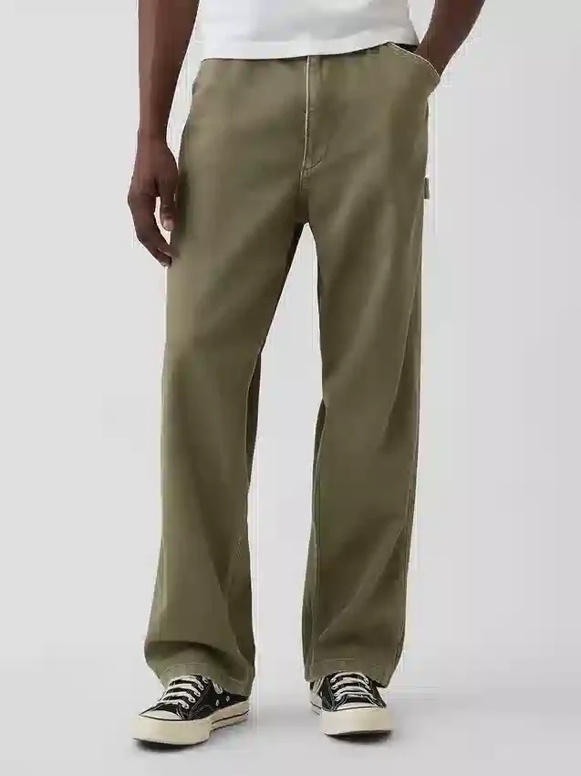 Jeans da carpentiere larghi e morbidissimi