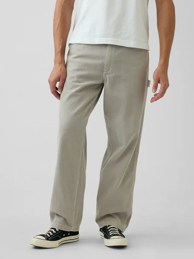 Jeans da carpentiere larghi e morbidissimi