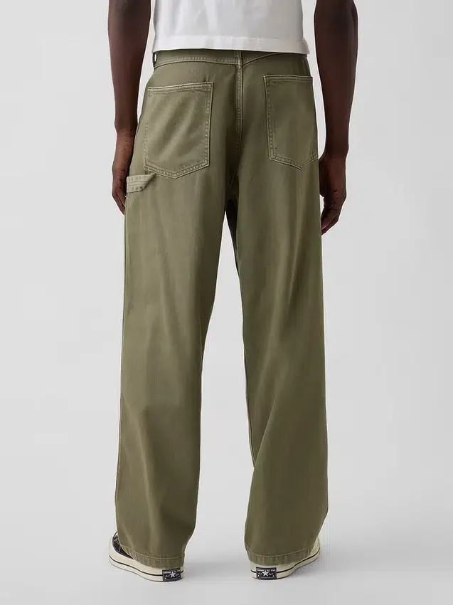 Jeans da carpentiere larghi e morbidissimi