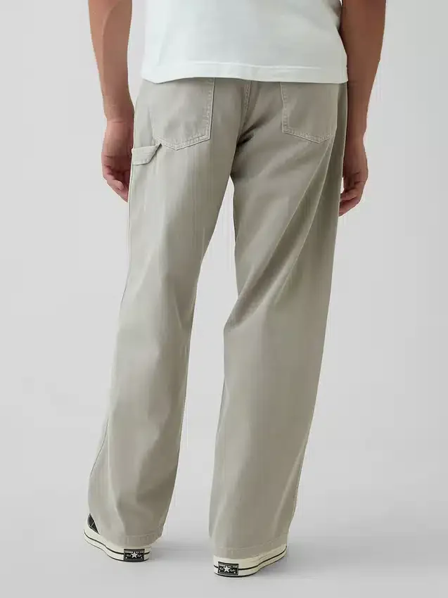 Jeans da carpentiere larghi e morbidissimi