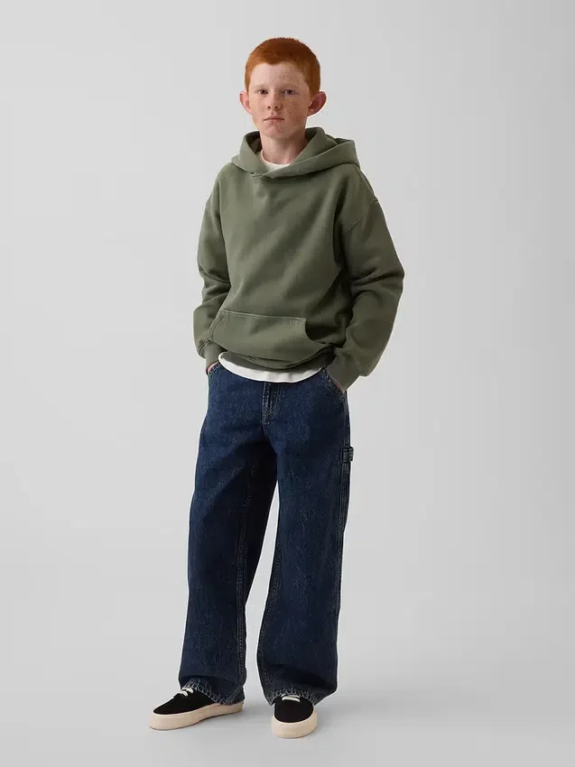 Jeans da carpentiere larghi per bambini