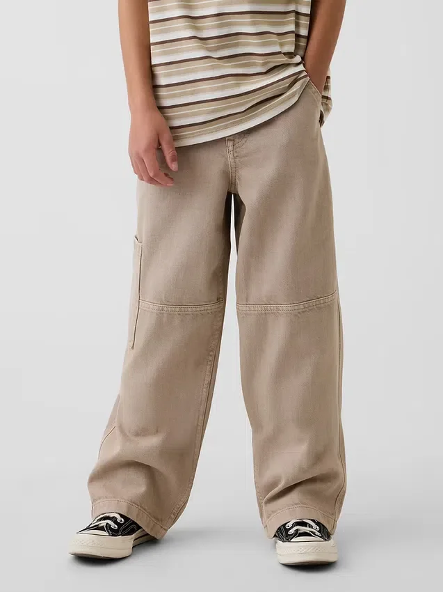 Jeans da carpentiere larghi per bambini