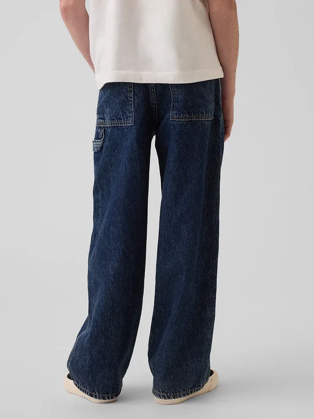 Jeans da carpentiere larghi per bambini