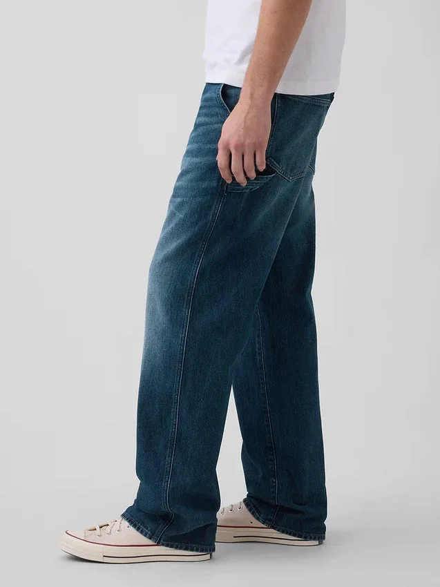 Jeans da carpentiere larghi stile anni ’90