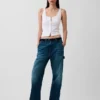 Jeans da carpentiere larghi stile anni ’90