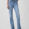 Jeans da marinaio a vita bassa, lunghi e slim