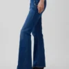 Jeans da marinaio a vita bassa, lunghi e slim