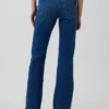Jeans da marinaio a vita bassa, lunghi e slim