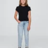 Jeans da ragazza a vita media