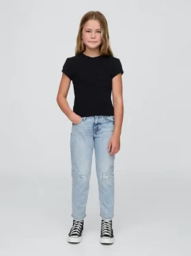Jeans da ragazza a vita media