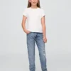Jeans da ragazza a vita media