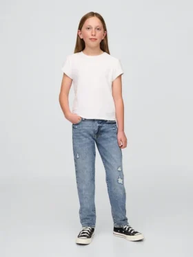 Jeans da ragazza a vita media