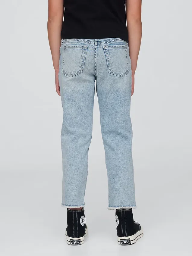 Jeans da ragazza a vita media