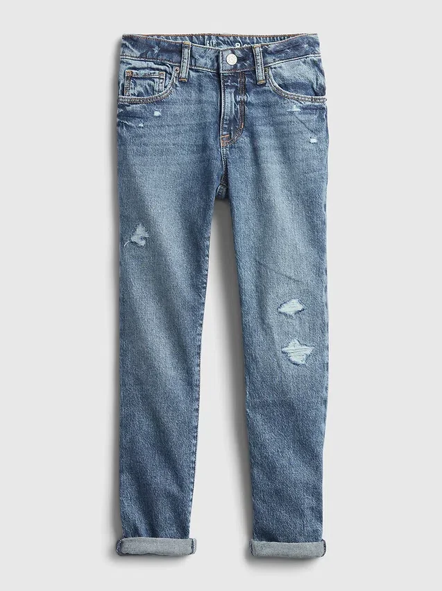 Jeans da ragazza a vita media