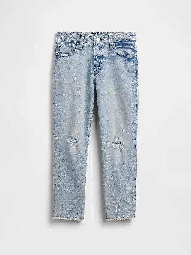 Jeans da ragazza a vita media