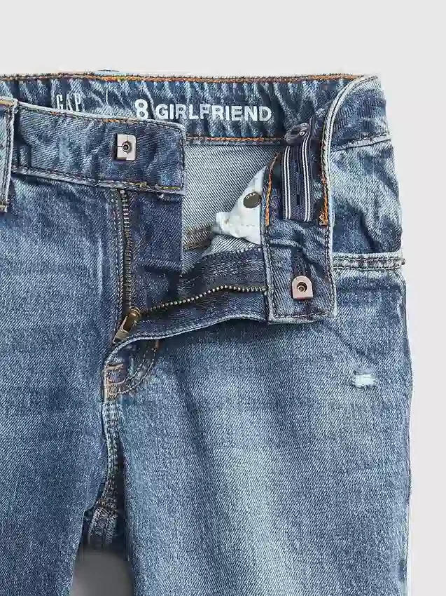 Jeans da ragazza a vita media
