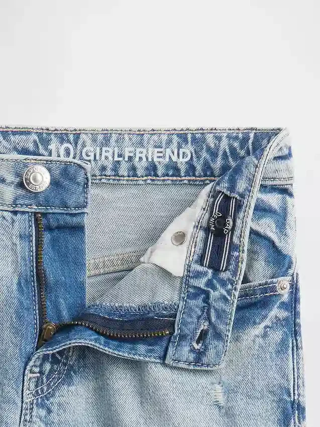 Jeans da ragazza a vita media