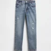 Jeans da ragazza a vita media